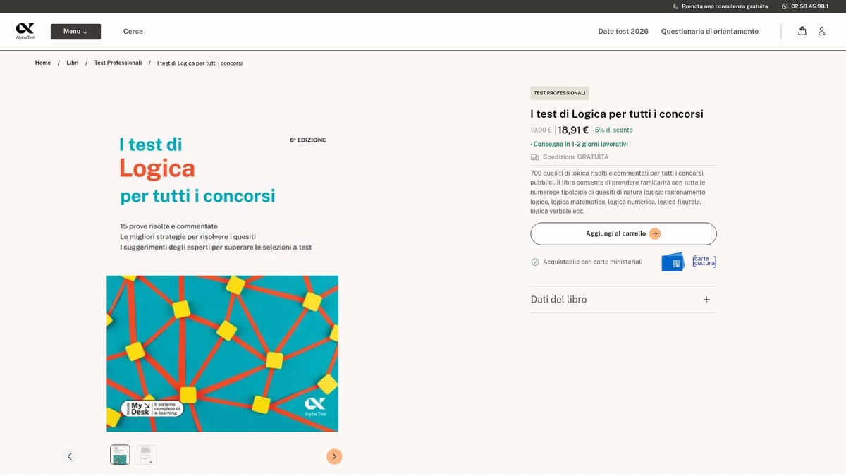 7 Test Per Concorsi OSS Da Non Perdere Nel 2026 - I test di Logica per tutti i concorsi (Alpha Test)