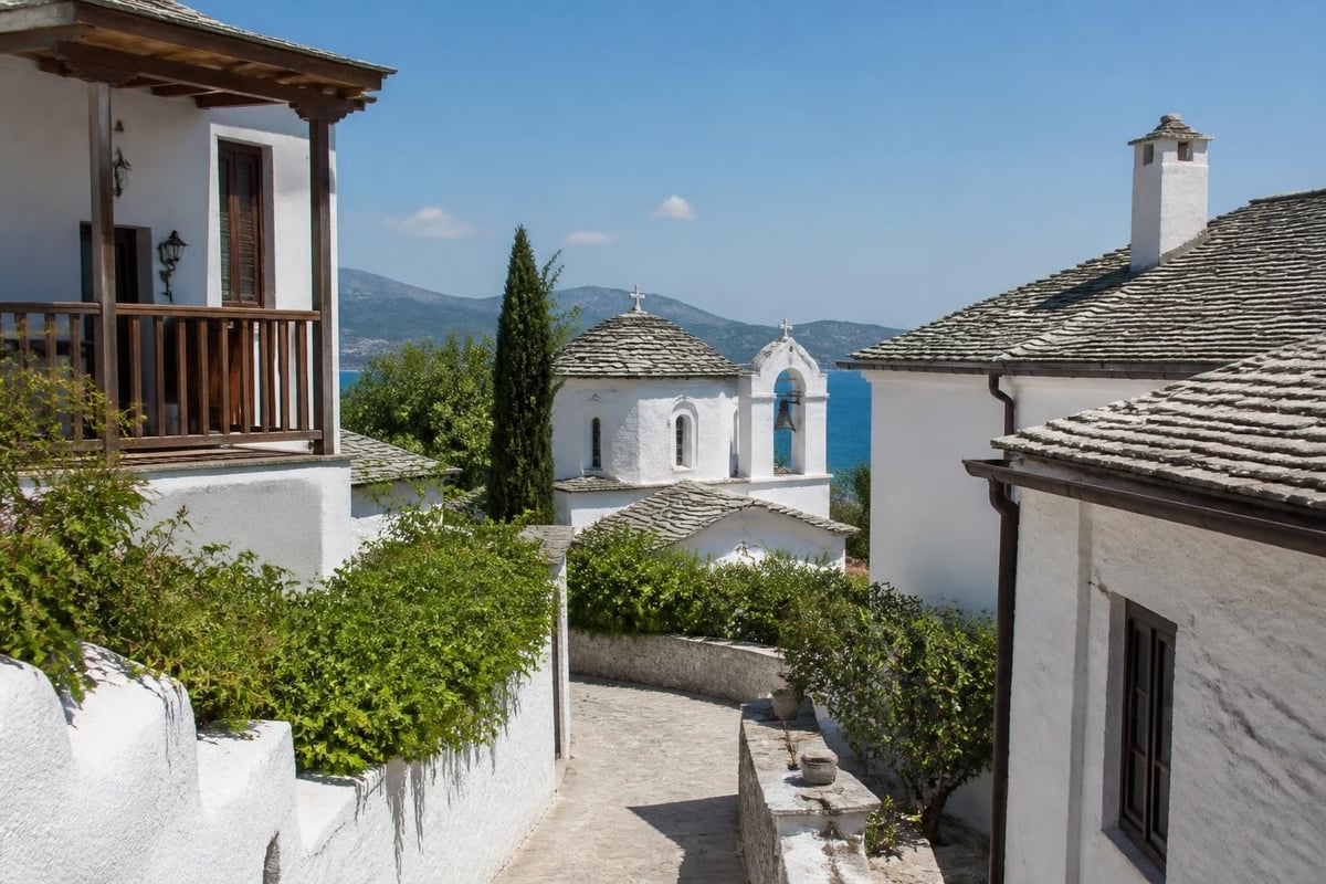 Traditional Skopelos village