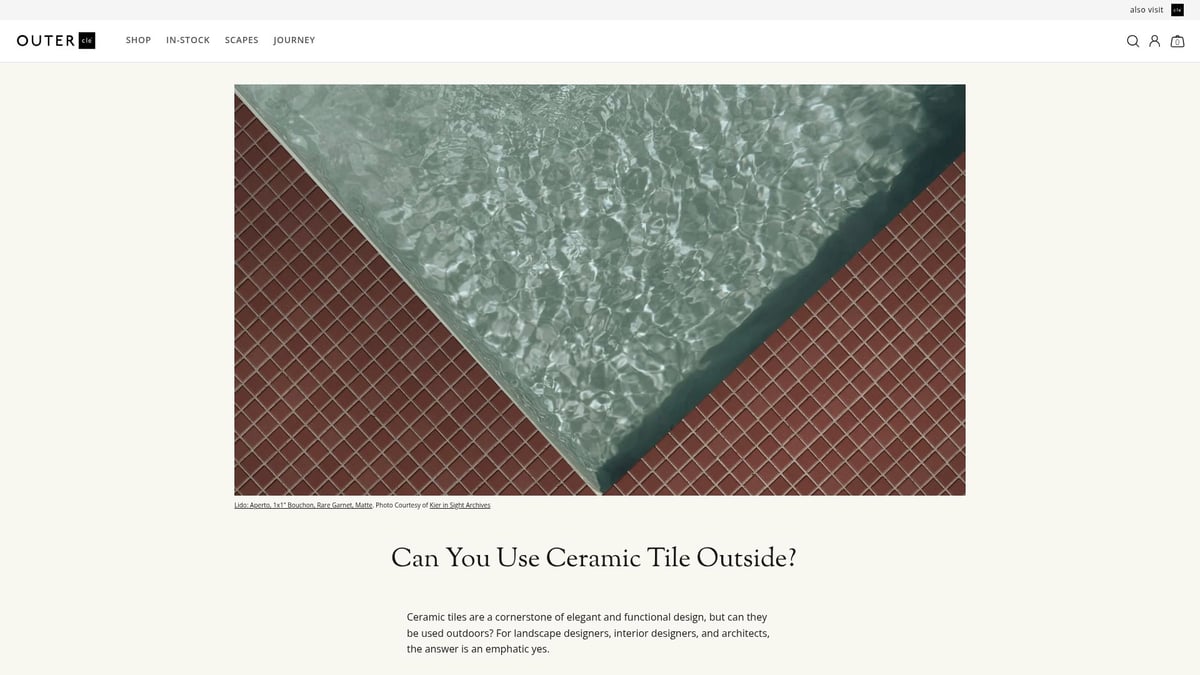 7 Best Tiles for Outdoor Patio: Top Picks for 2025 - Outdoor Ceramic Tiles with Anti-Slip Glaze