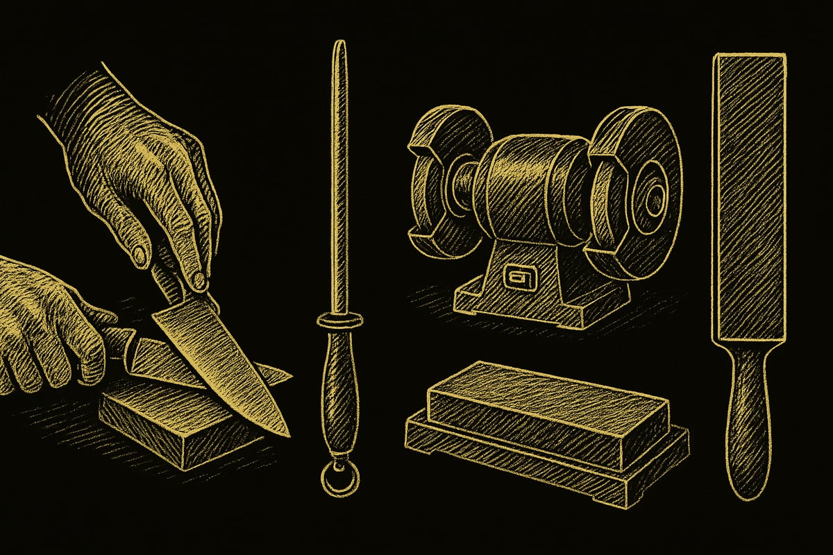 Die wichtigsten Schärfmethoden zum Messer schärfen im Überblick