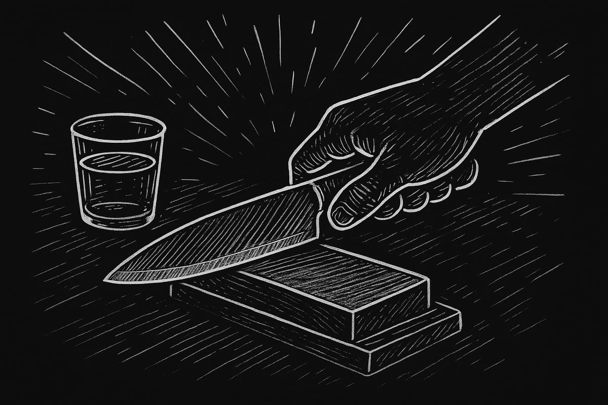 Schritt-für-Schritt Anleitung zum Messer schärfen