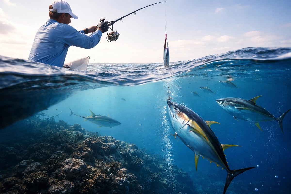 Vertical jigging technique