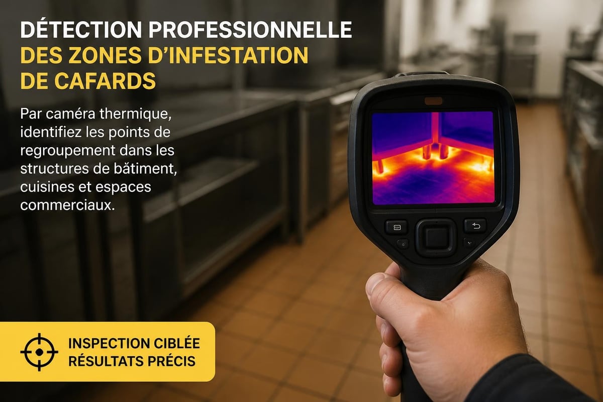 Processus d'inspection thermographique des cafards