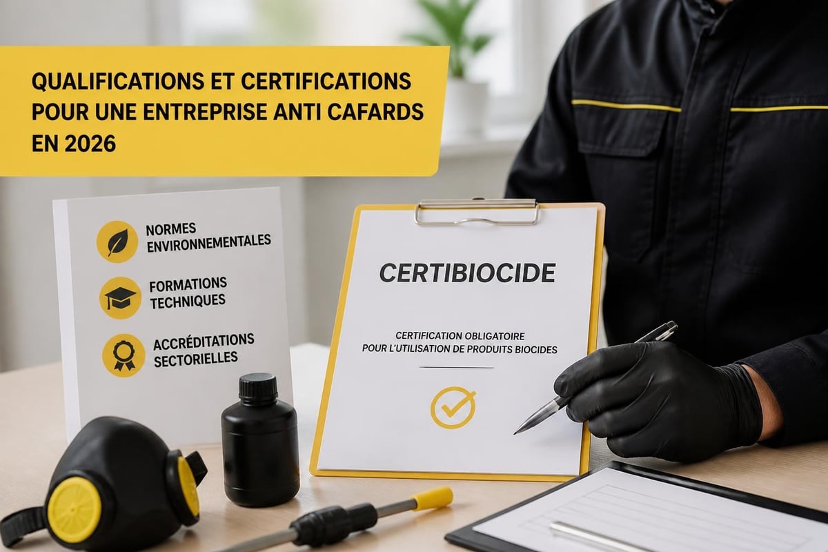 Certifications professionnelles anti-nuisibles