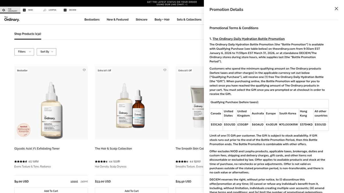 10 Essential Cosmetic Products Brands to Try in 2026 - The Ordinary