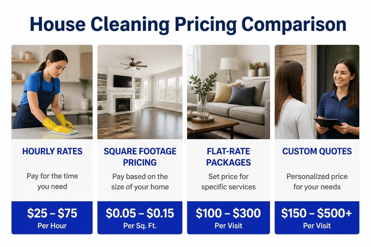 House cleaning pricing models comparison House cleaning pricing models comparison