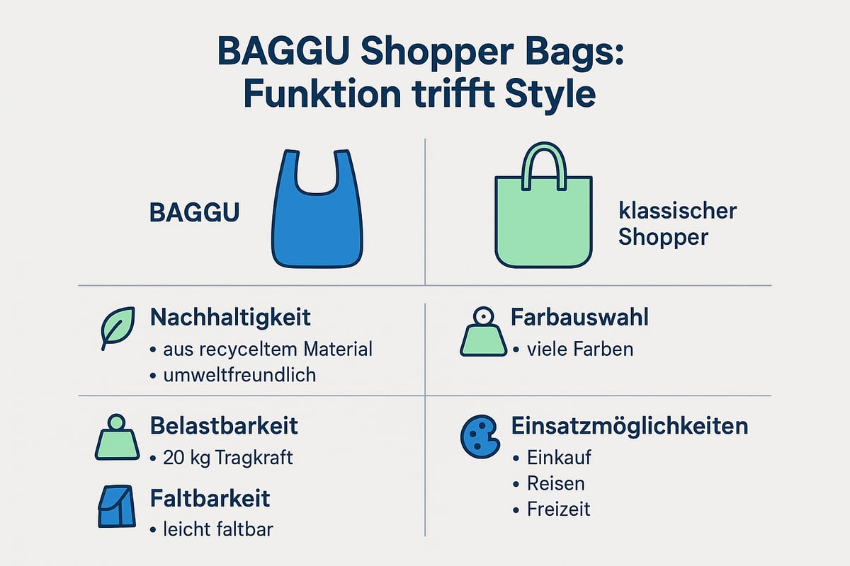 Shopper Bags von BAGGU: Funktion, Design & Alltagstauglichkeit