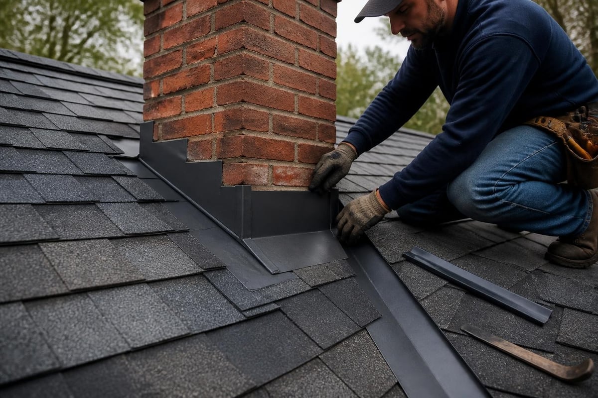 Flashing repair process