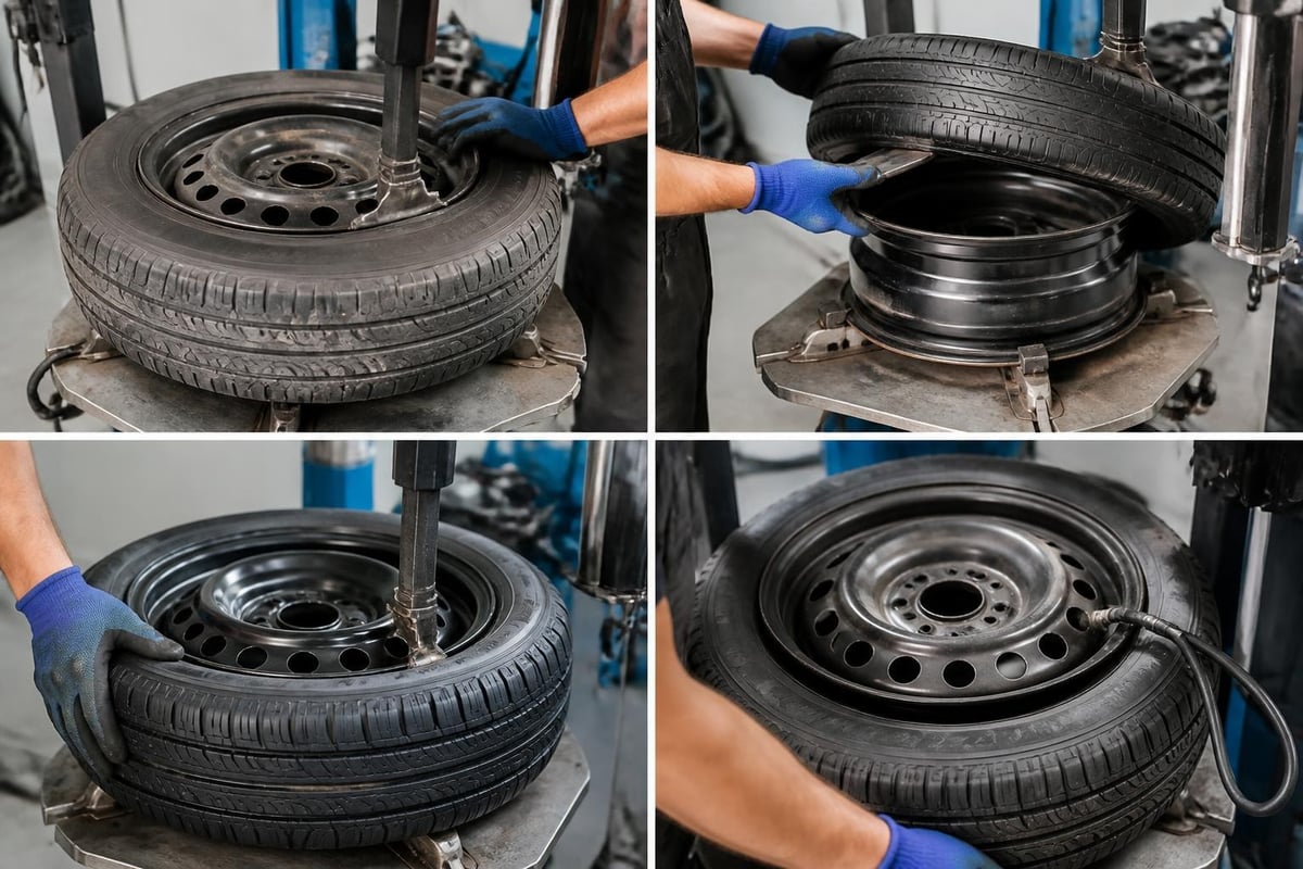Tire changer workflow