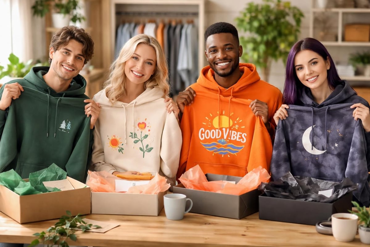 Gift hoodie selection process