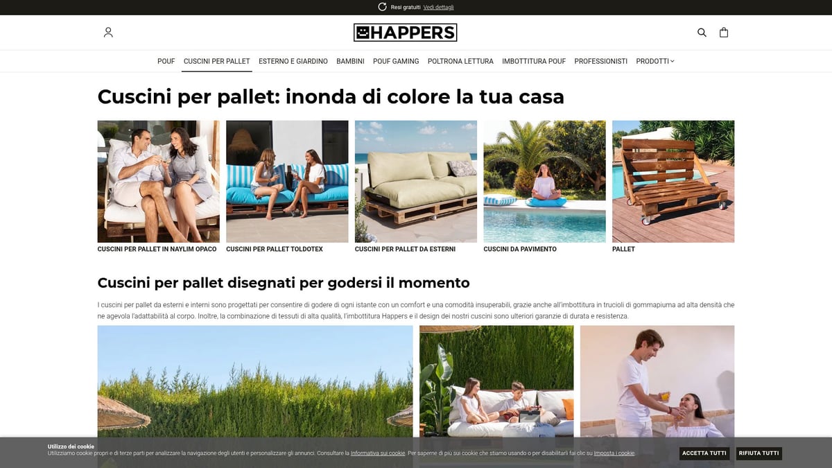 7 Idee Originali Di Cuscini Per Pallet Per Il 2026 - Cuscini per pallet impermeabili e sfoderabili Happers