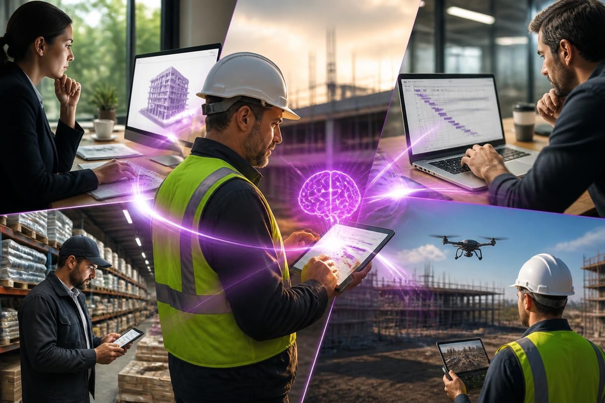 AI workflow for construction