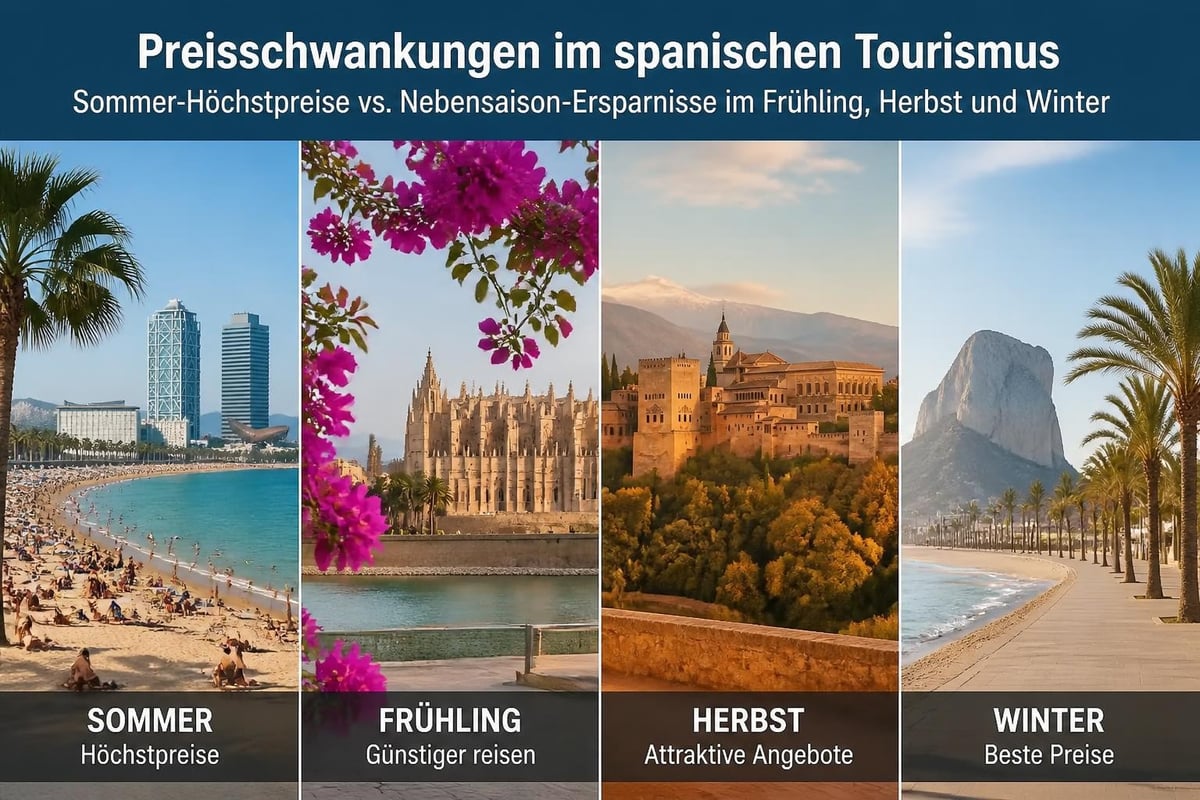 Spanische Reisezeiten
