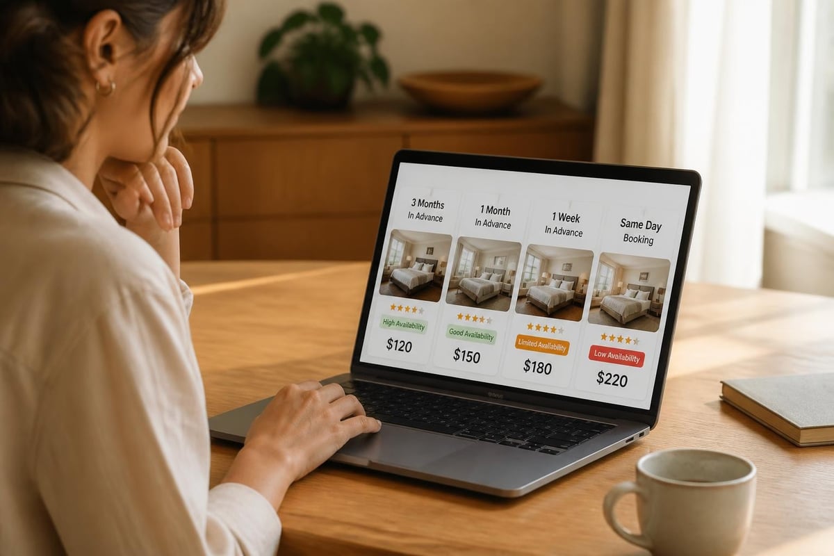 Airport transfer booking timeline