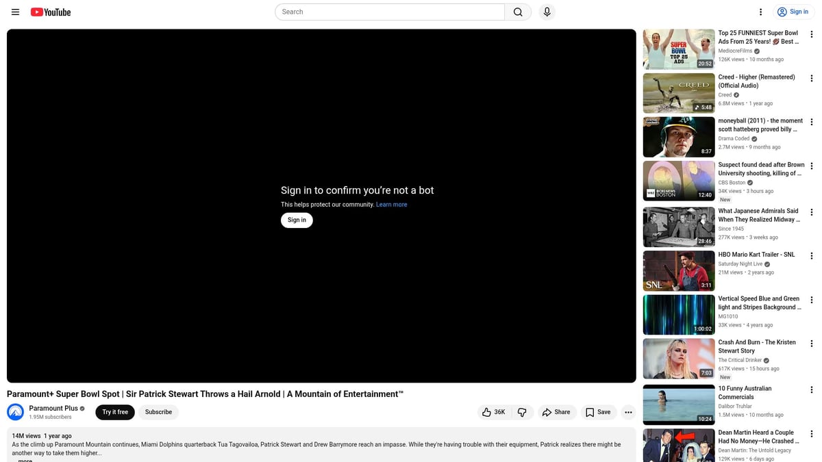 8 Inspiring CTV Advertising Examples to Watch in 2026 - Paramount+: Nostalgia-Driven Super Bowl CTV Campaign