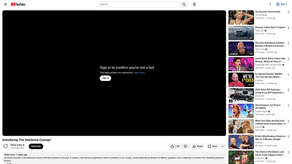 8 Inspiring CTV Advertising Examples to Watch in 2026 - Volvo: Immersive Ambience and Product Storytelling