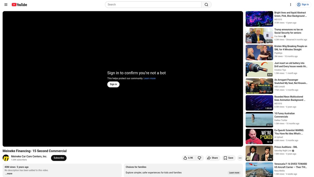 8 Inspiring CTV Advertising Examples to Watch in 2026 - Meineke: Ultra-Short, High-Impact CTV Creative