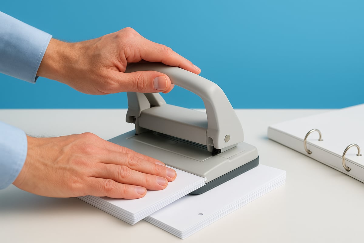 Step-by-Step: How to Use a Binder Punch Correctly