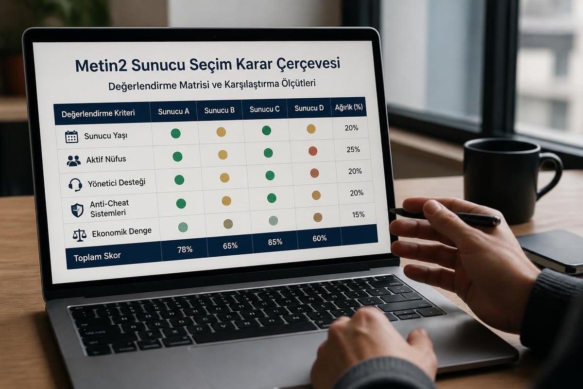 Sunucu seçim kriterleri