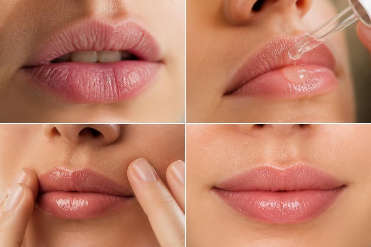 How lip hydrating masks repair damaged lip tissue