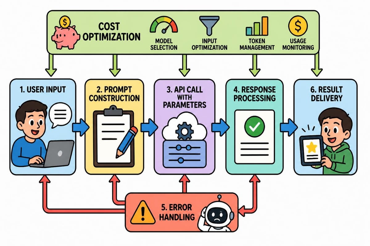 OpenAI API workflow architecture