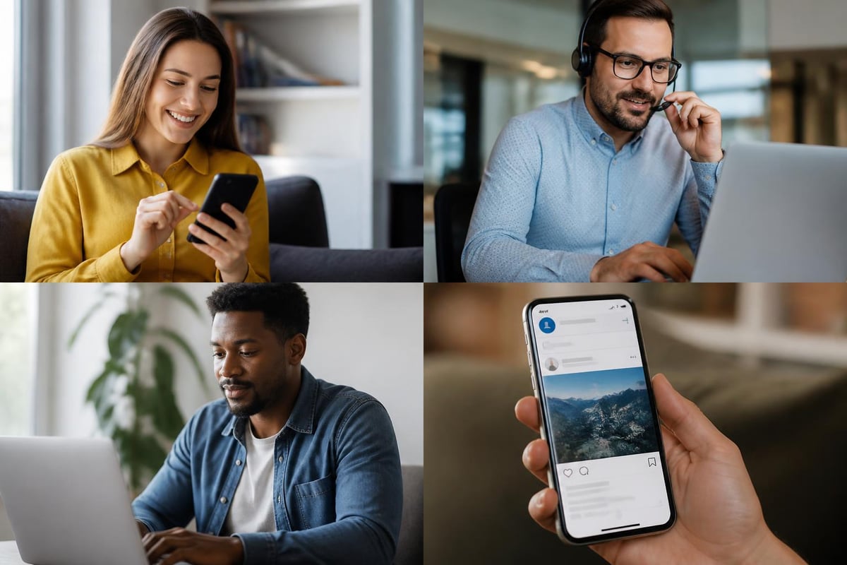 Omnichannel customer journey with AI coordination