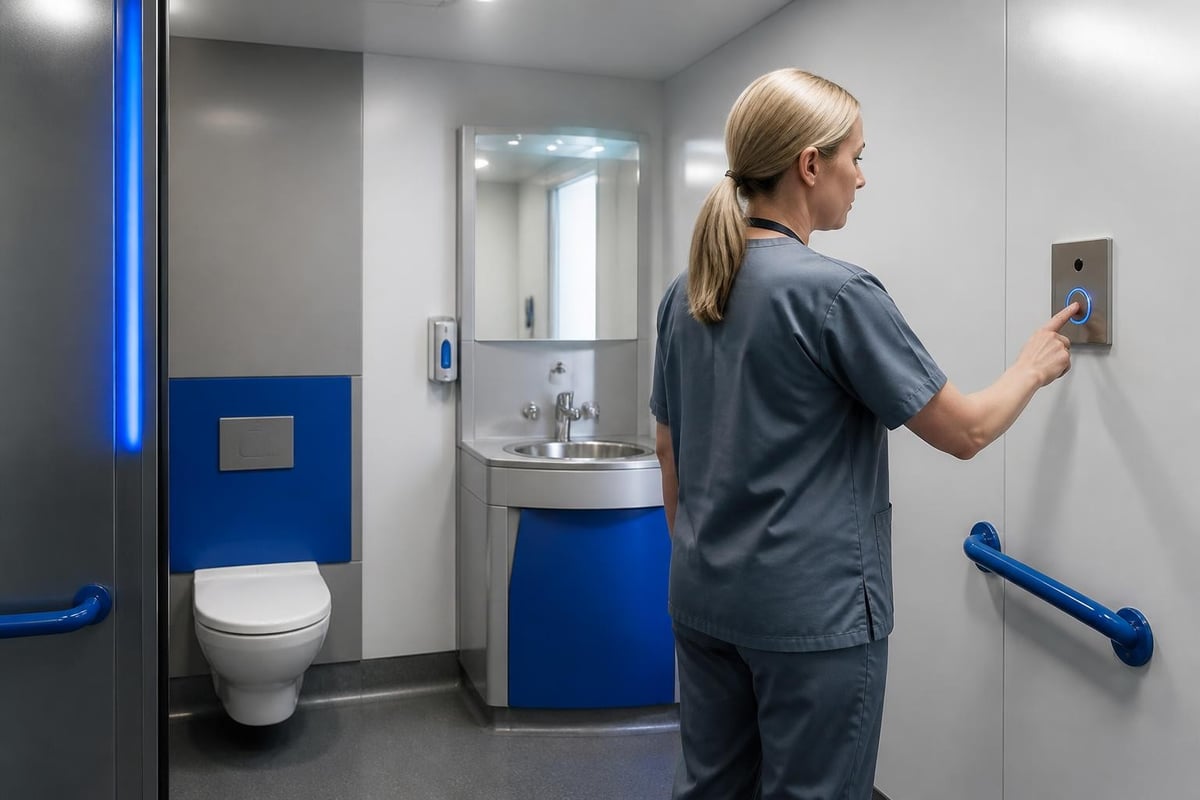 Washroom technology for vulnerable populations