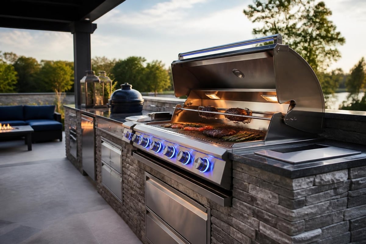 Professional-grade outdoor cooking technology