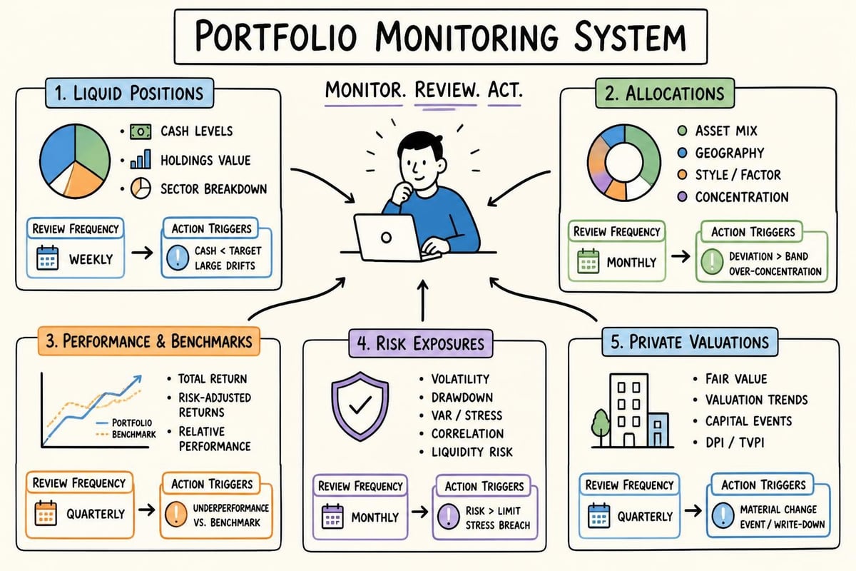 Portfolio monitoring workflow