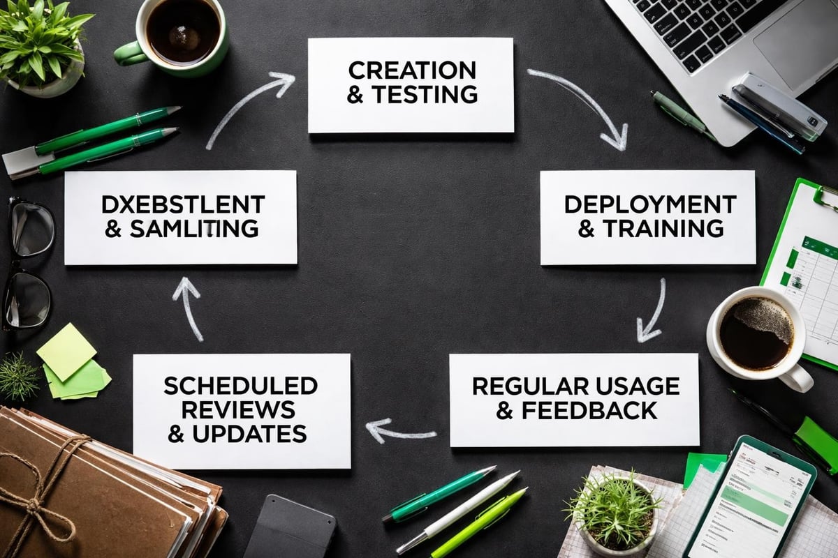 Template lifecycle management