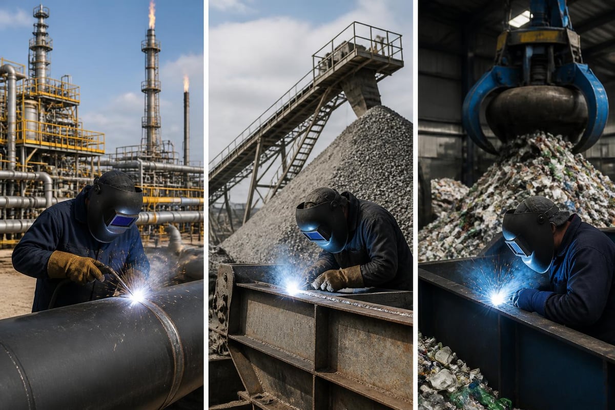 Industrial pipe welding standards