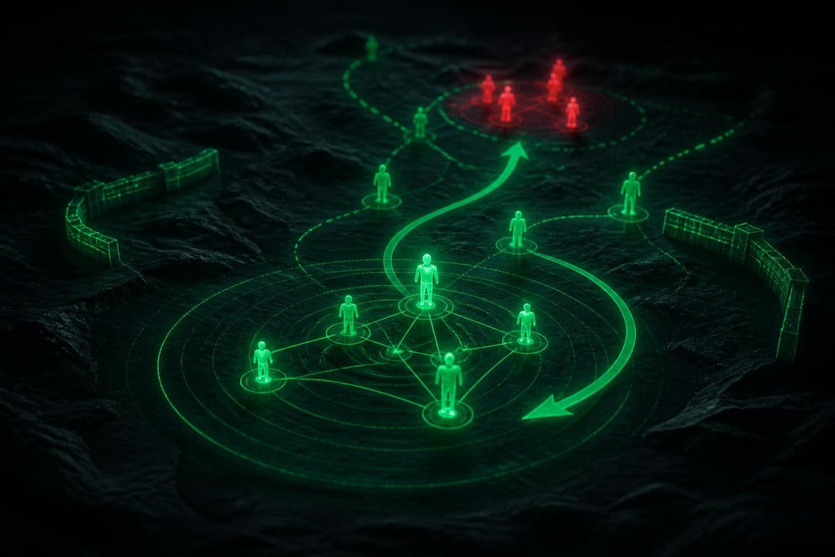 Signal sources in the hidden market