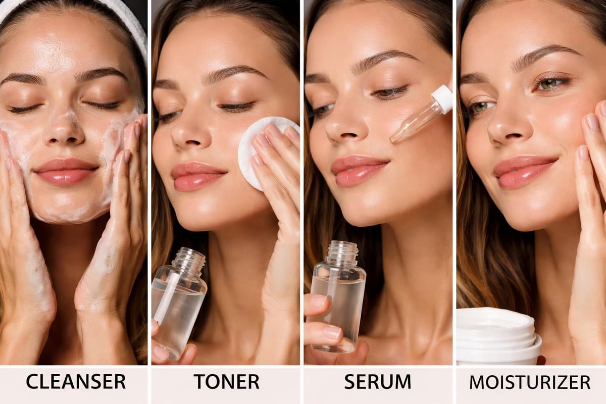 Layering vegan skincare