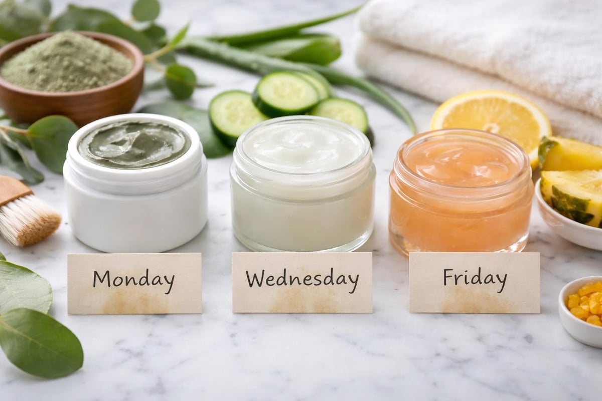 Weekly skincare treatments