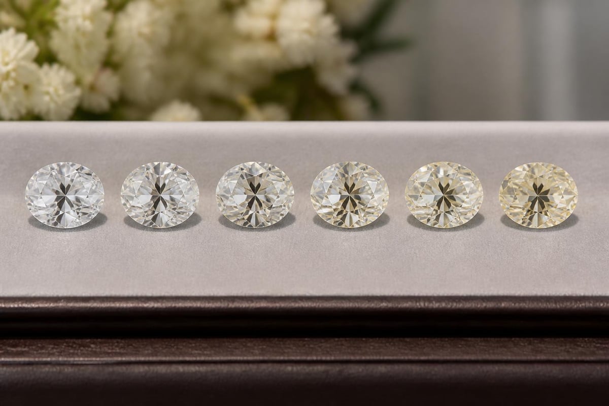 Diamond color grading scale