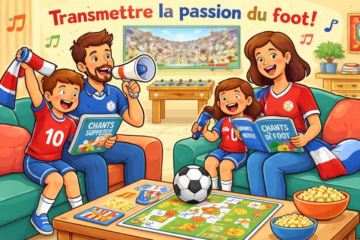 Transmission familiale de la passion du football