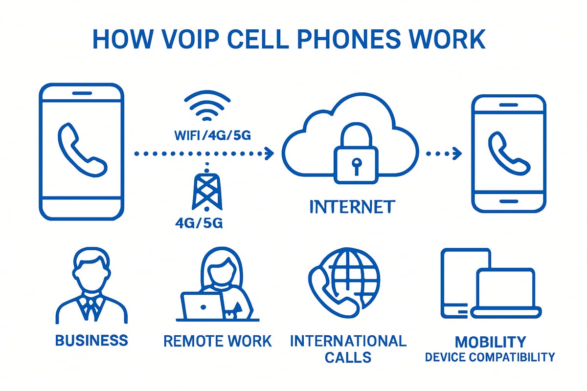 Understanding VoIP Cell Phones: How They Work in 2025