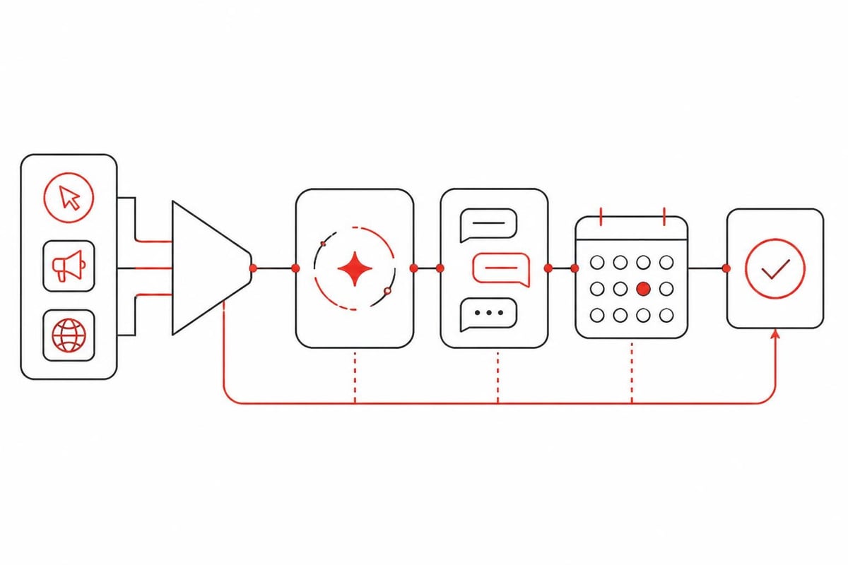 Lead generation workflow stages