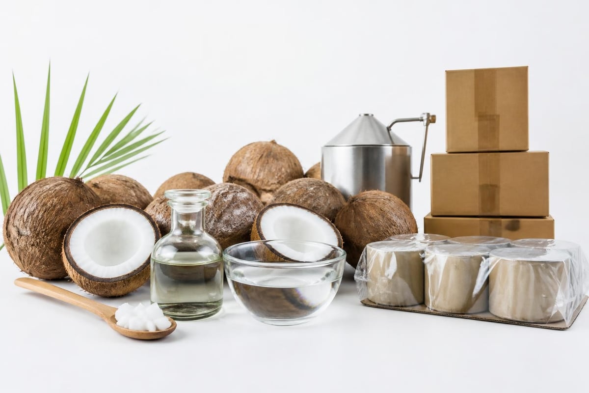 Coconut oil wholesale pricing components