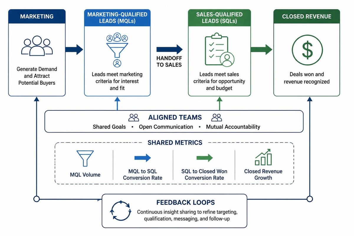 Sales and marketing alignment framework