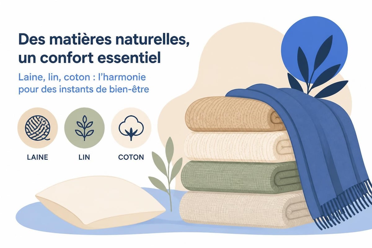 Combinaison de textiles cocooning