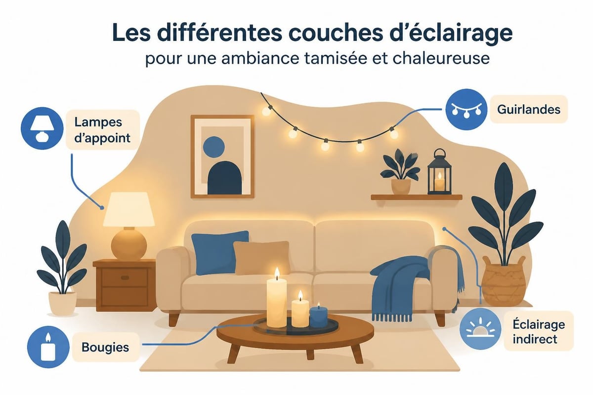 Stratégie d'éclairage cocooning