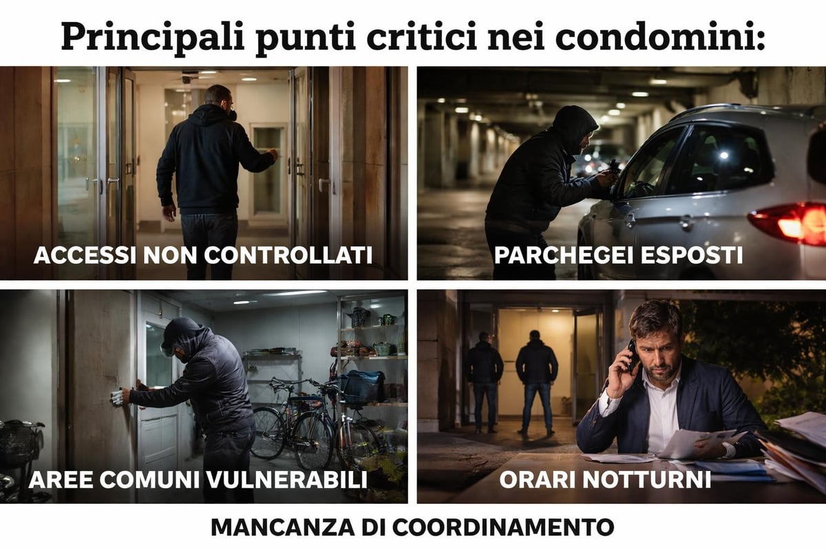 Vulnerabilità sicurezza condominiale