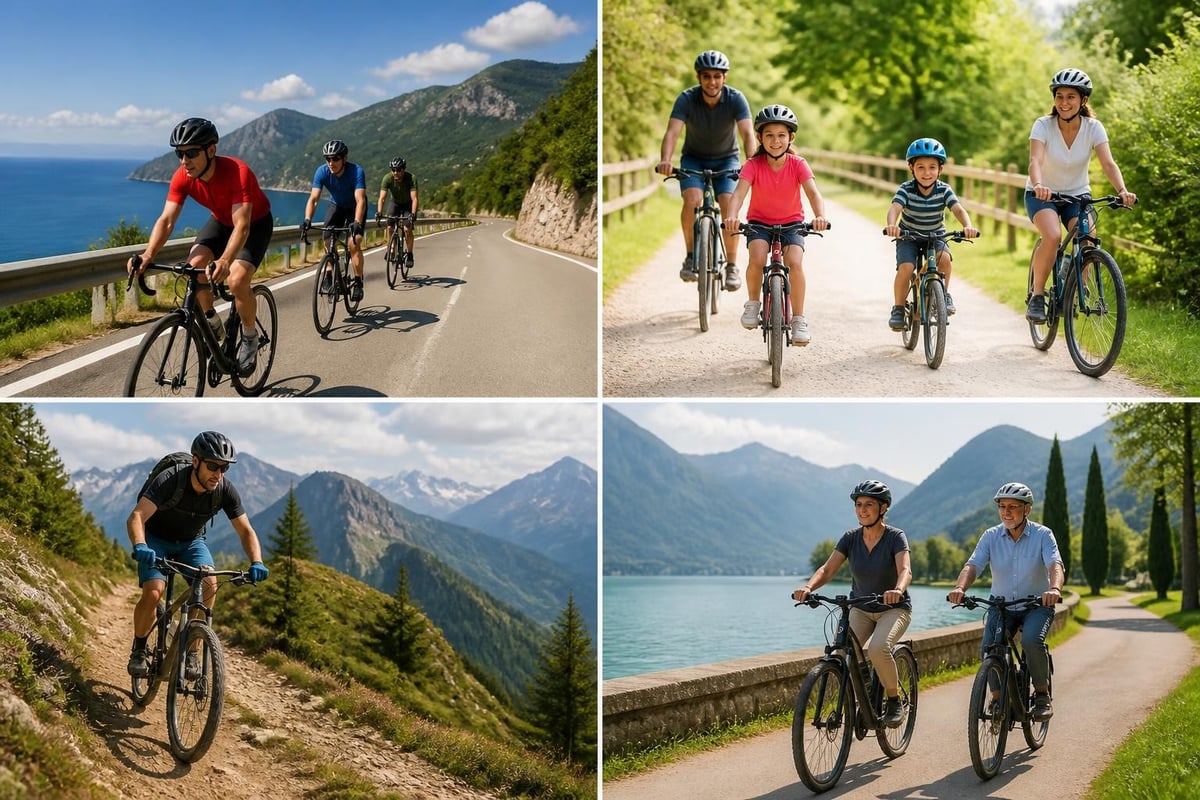 Different types of cycling tours