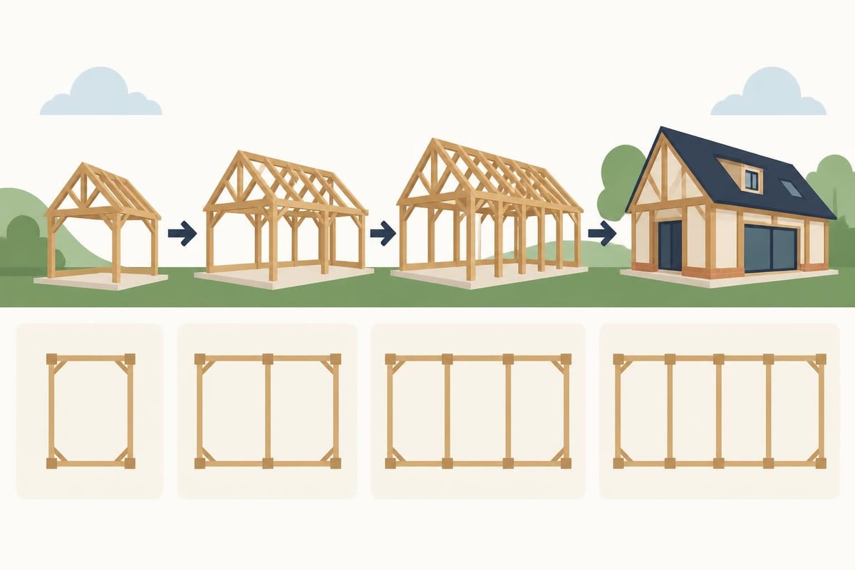 Timber frame design flexibility