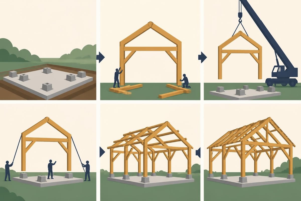 Frame assembly sequence