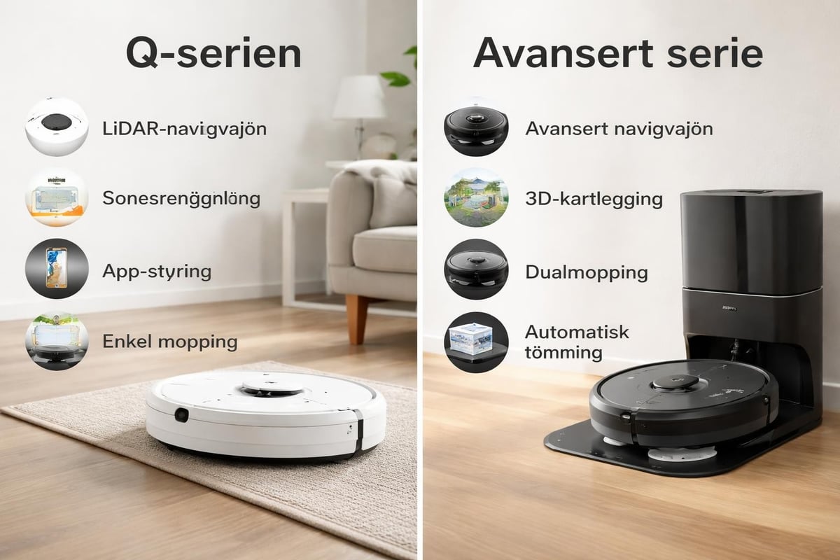 Roborock Q-serie funksjoner