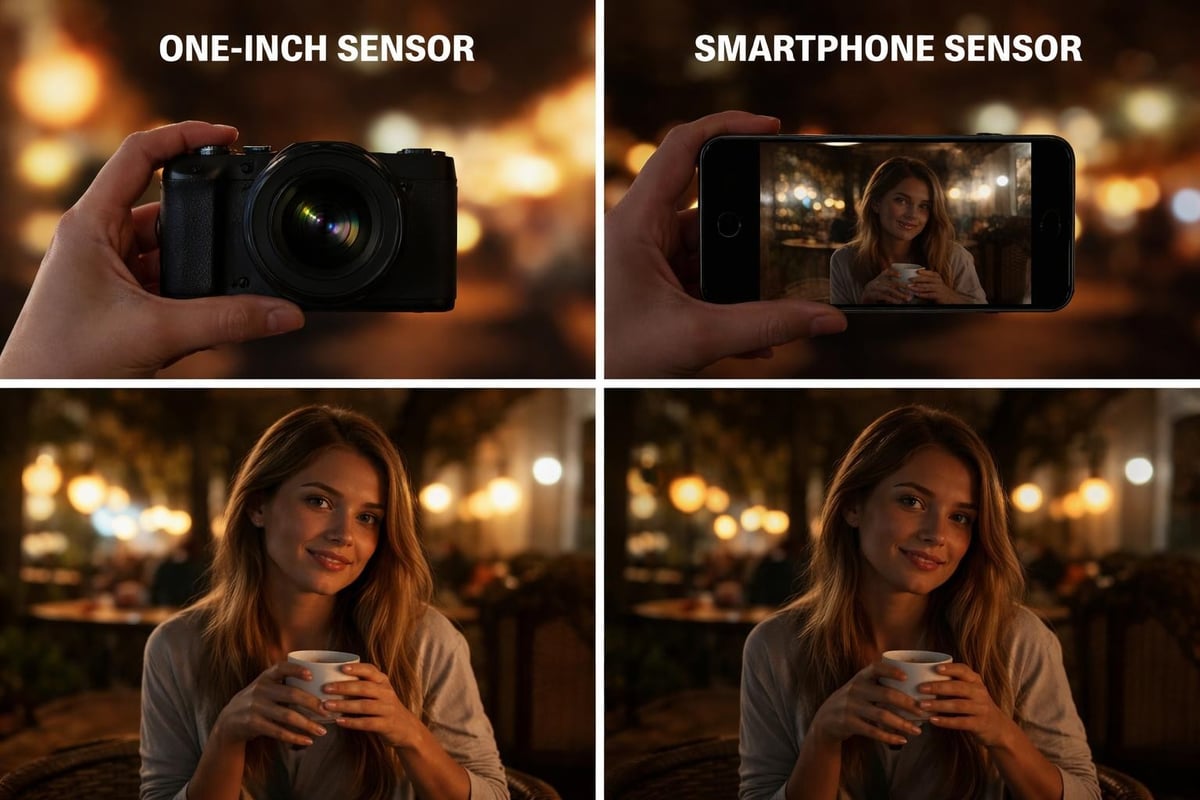 Premium compact camera sensor sizes