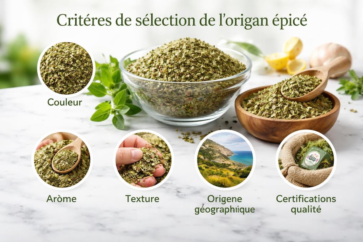 Sélection qualité origan