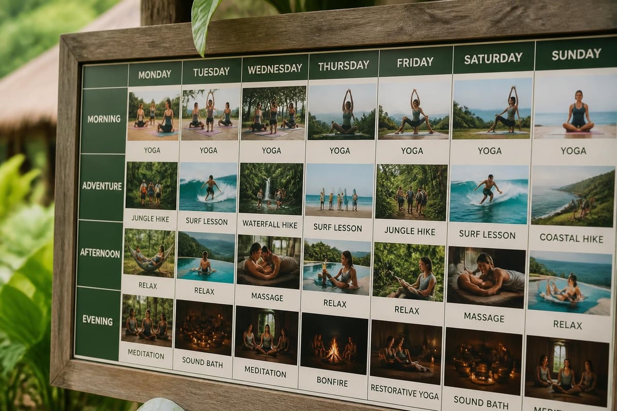 Costa Rica activity planning